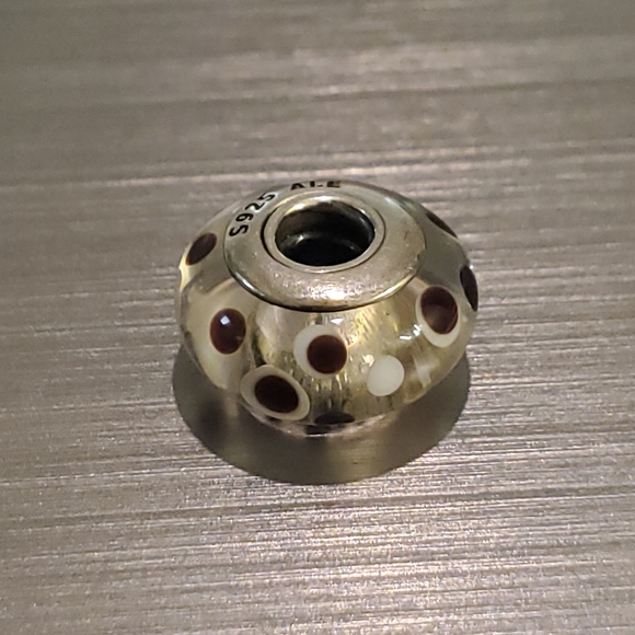 Aurhentic New Pandora Bead Charm Sterling Silver Murano Glass Bubbles Retired - Picture 2 of 7